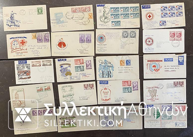 AUSTRALLIA 20 FDC